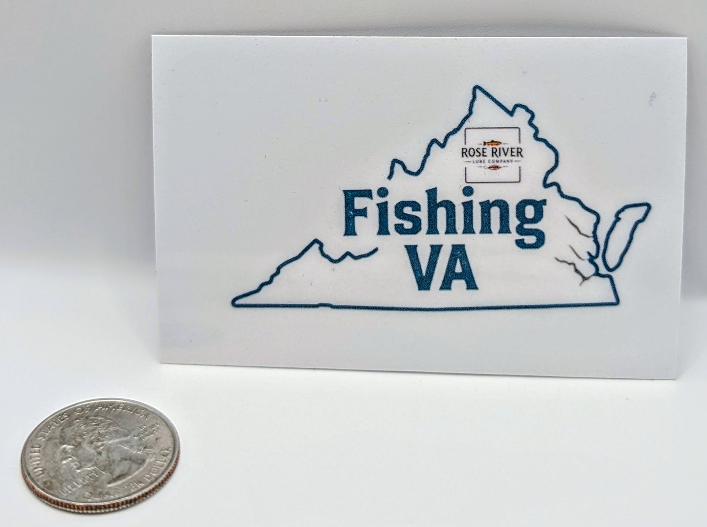 Fishing VA sticker