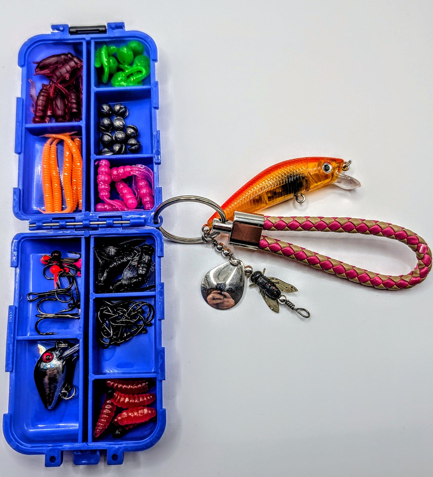Tackle box keychain