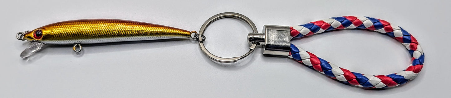 Fishing lure keychains