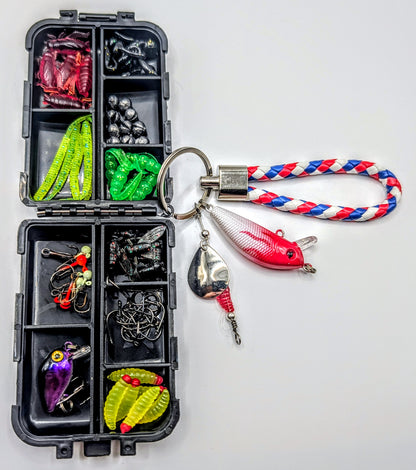Tackle box keychain
