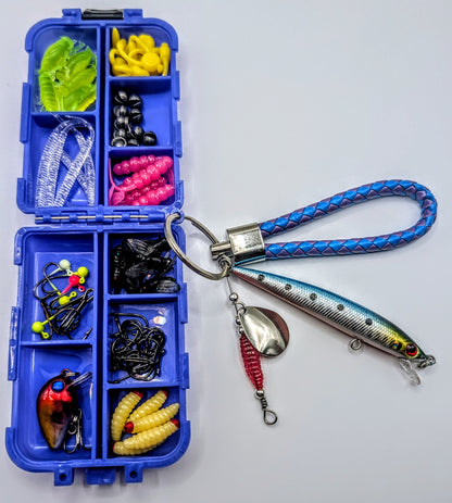 Tackle box keychain