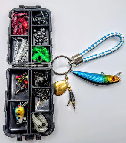 Tackle box keychain