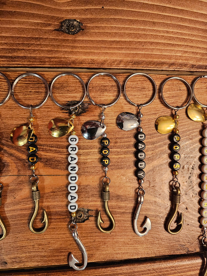 Fishing lure keychain