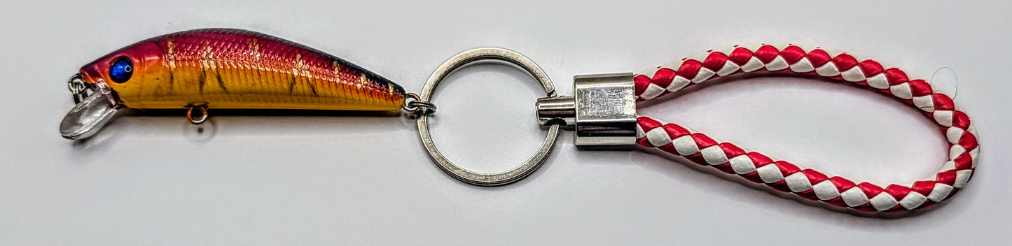 Fishing lure keychains