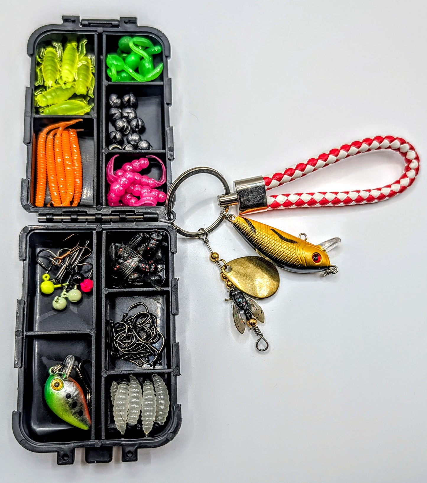 Tackle box keychain
