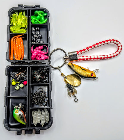 Tackle box keychain