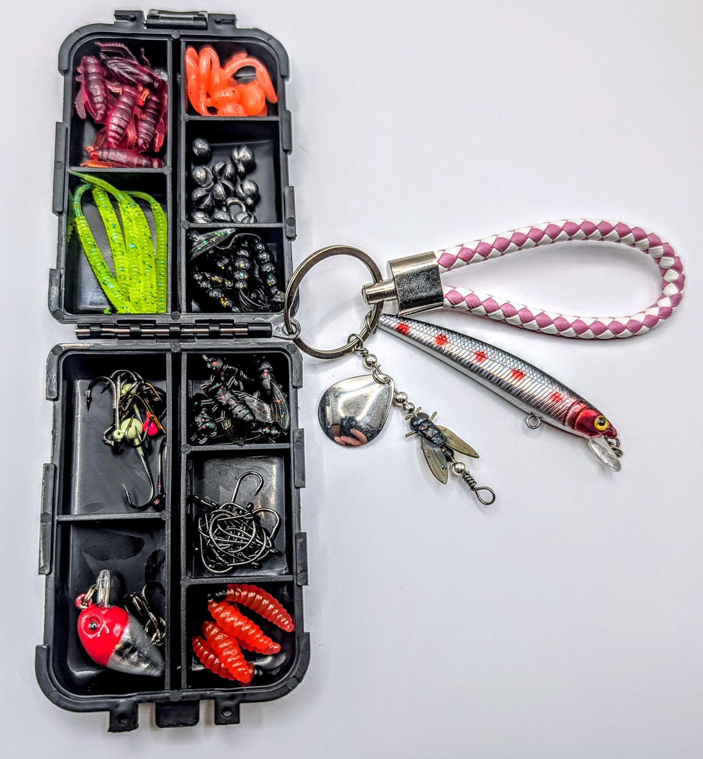 Tackle box keychain