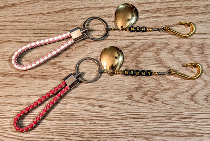 Fishing lure keychain