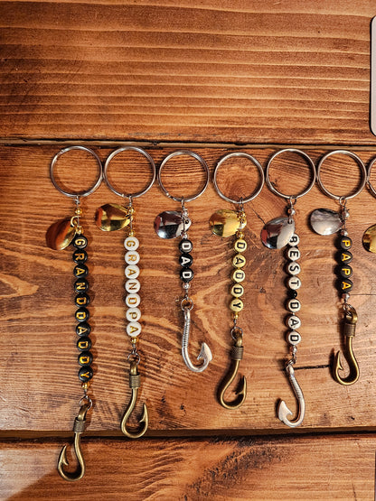 Fishing lure keychain