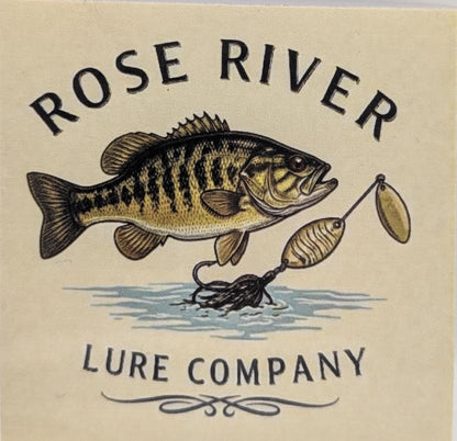 Small mouth bass sticker
