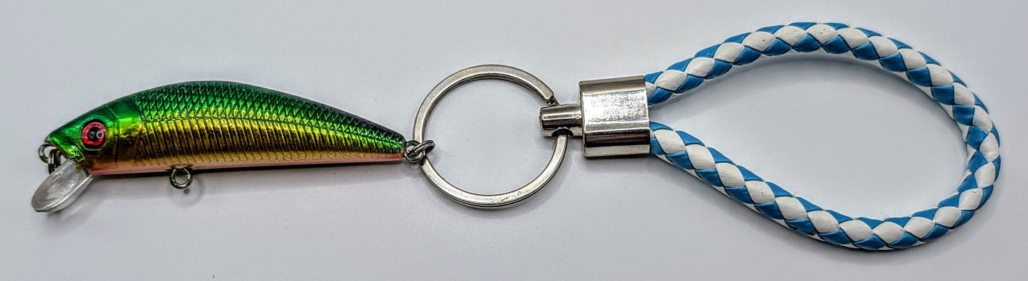 Fishing lure keychains
