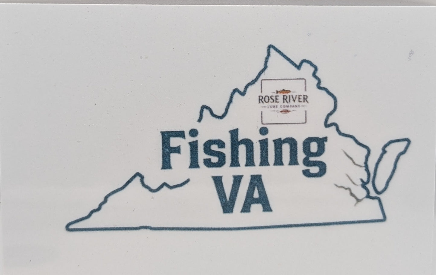 Fishing VA sticker