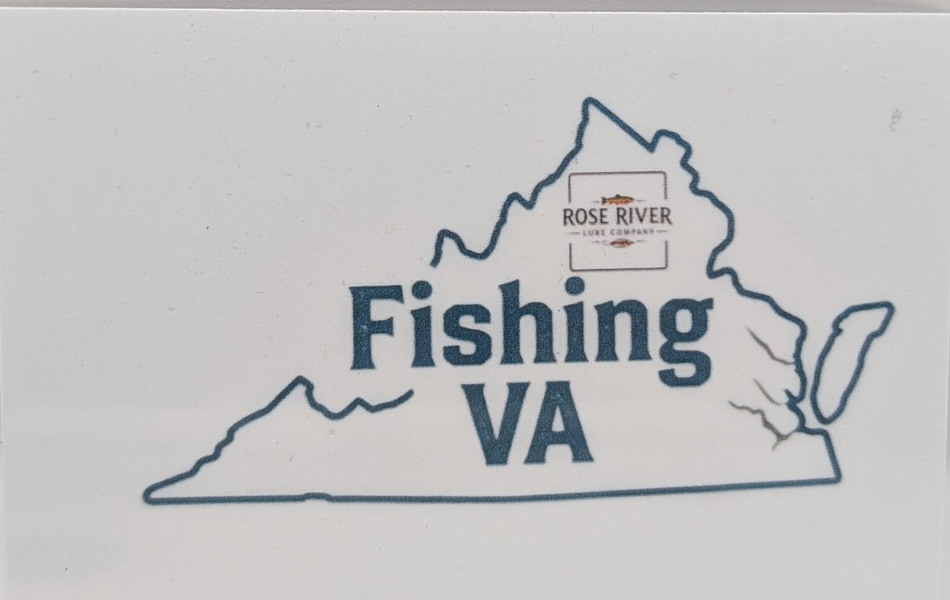 Fishing VA sticker