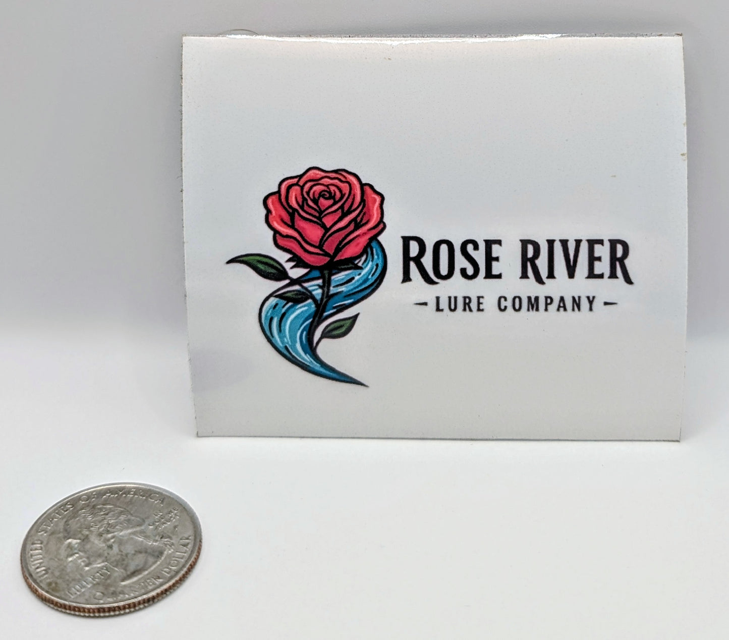 RRLC rose sticker