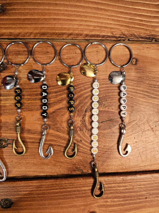 Fishing lure keychain