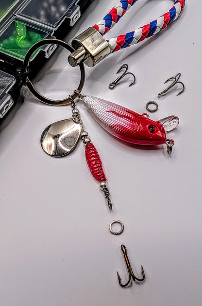 Tackle box keychain