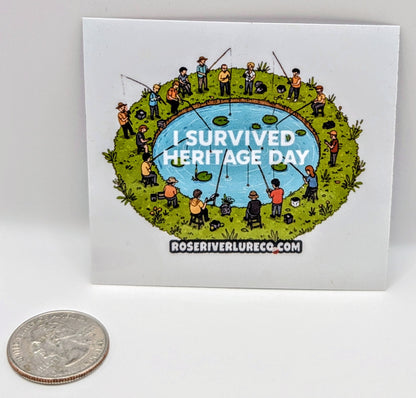 I survived heritage day sticker